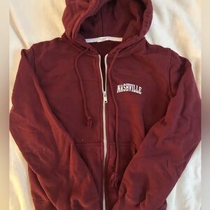 brandy melville zip up